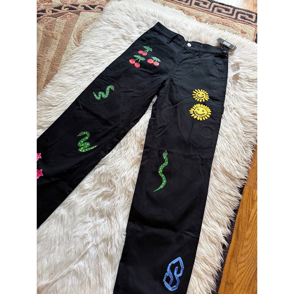 Coney Island Picnic painted jeans - Picture 3 of 10